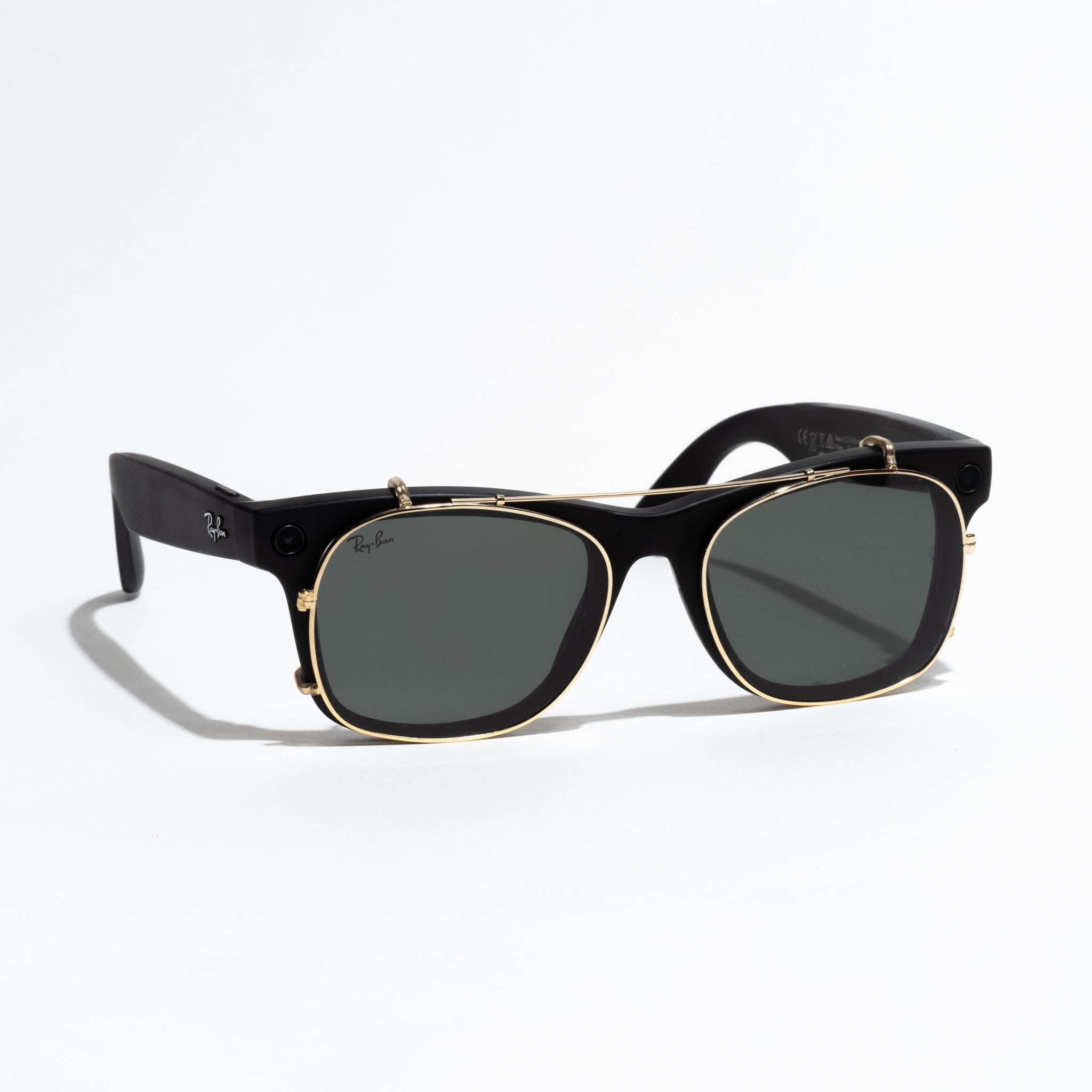 Clip-On Sunglasses for Meta Ray-Ban Wayfarer (Large)
