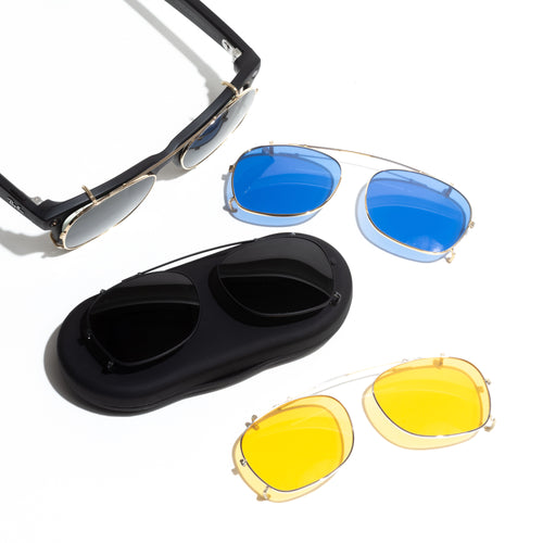 Clip-On Sunglasses for Meta Ray-Ban Wayfarer (Large)