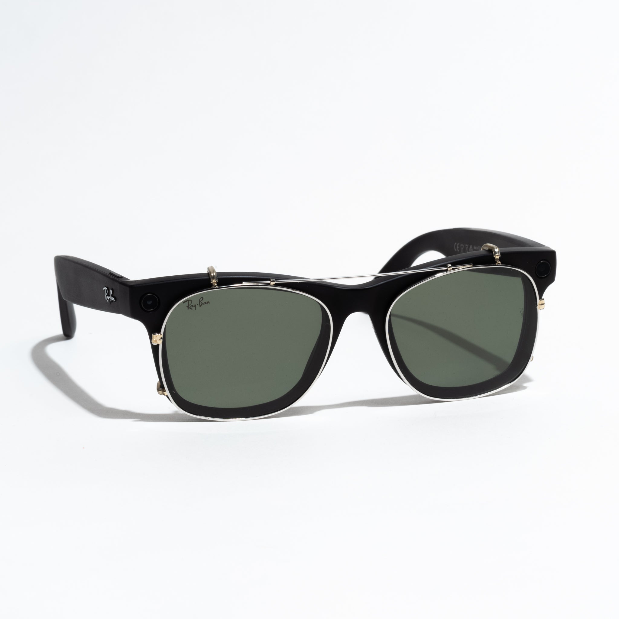 Clip-On Sunglasses for Meta Ray-Ban Wayfarer (Large)