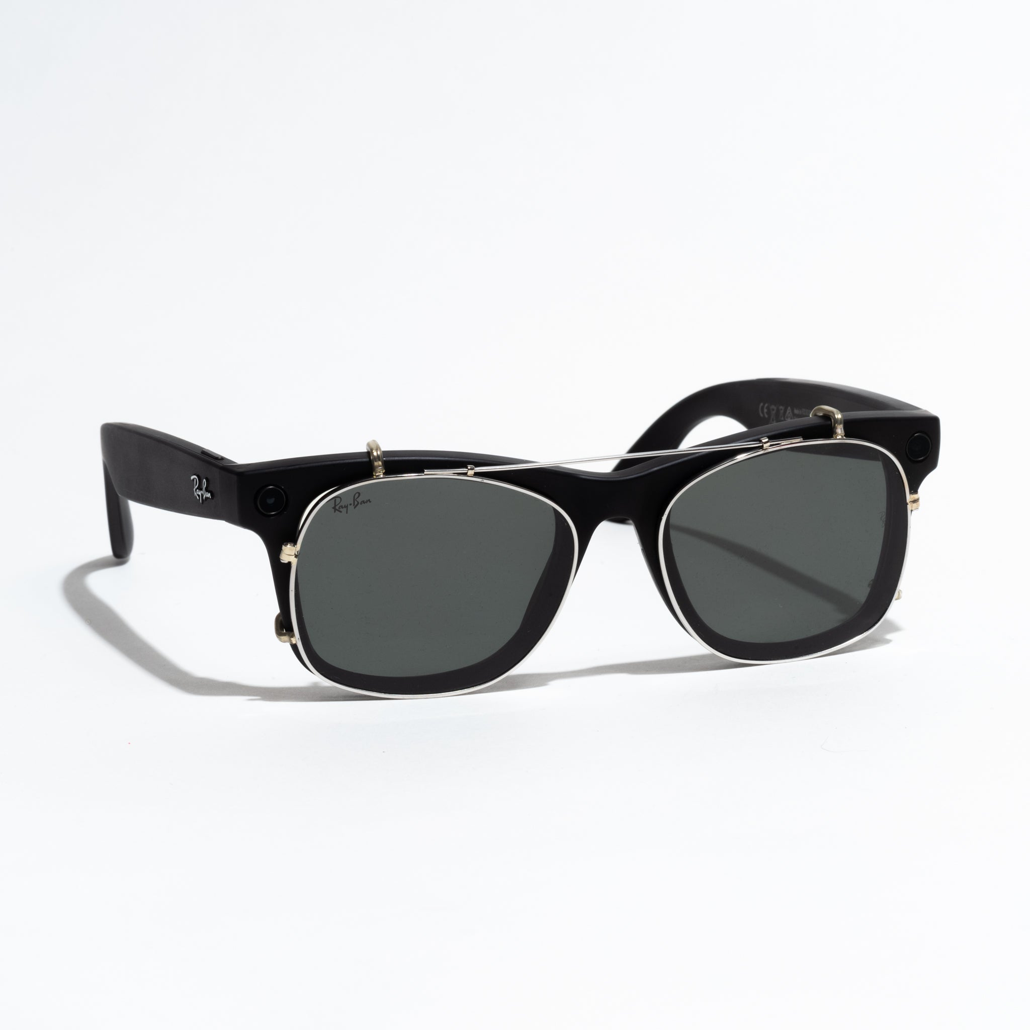 Clip-On Sunglasses for Meta Ray-Ban Wayfarer (Large)