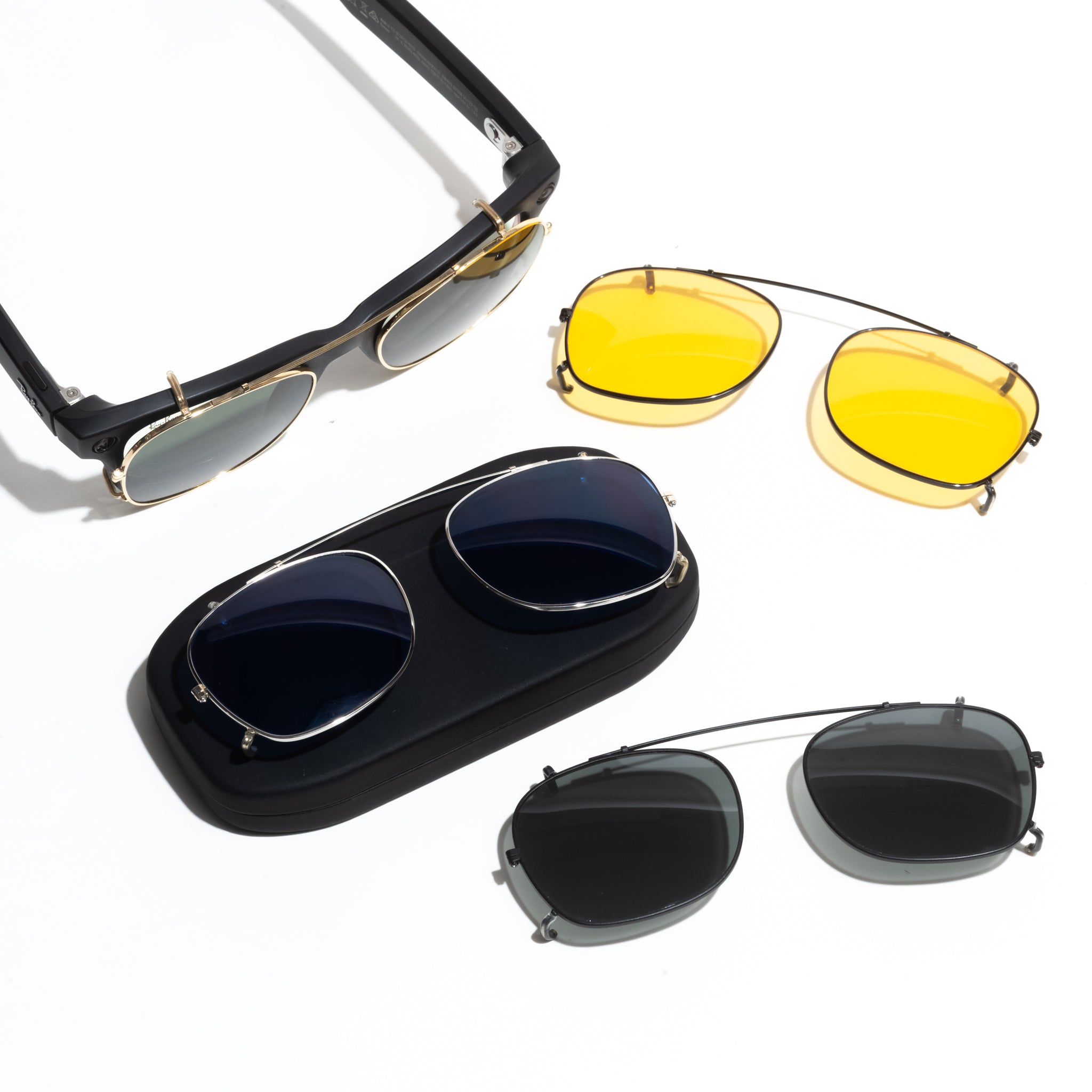 Clip-On Sunglasses for Meta Ray-Ban Wayfarer (Standard)